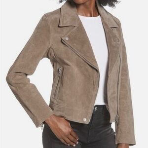 Blank NYC Taupe Suede Jacket